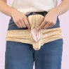 Modèle anatomique de vagin en peluche avec ceinture Modèle anatomique de vagin en peluche avec ceinture