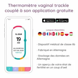 Application du moniteur de fertilité trackle