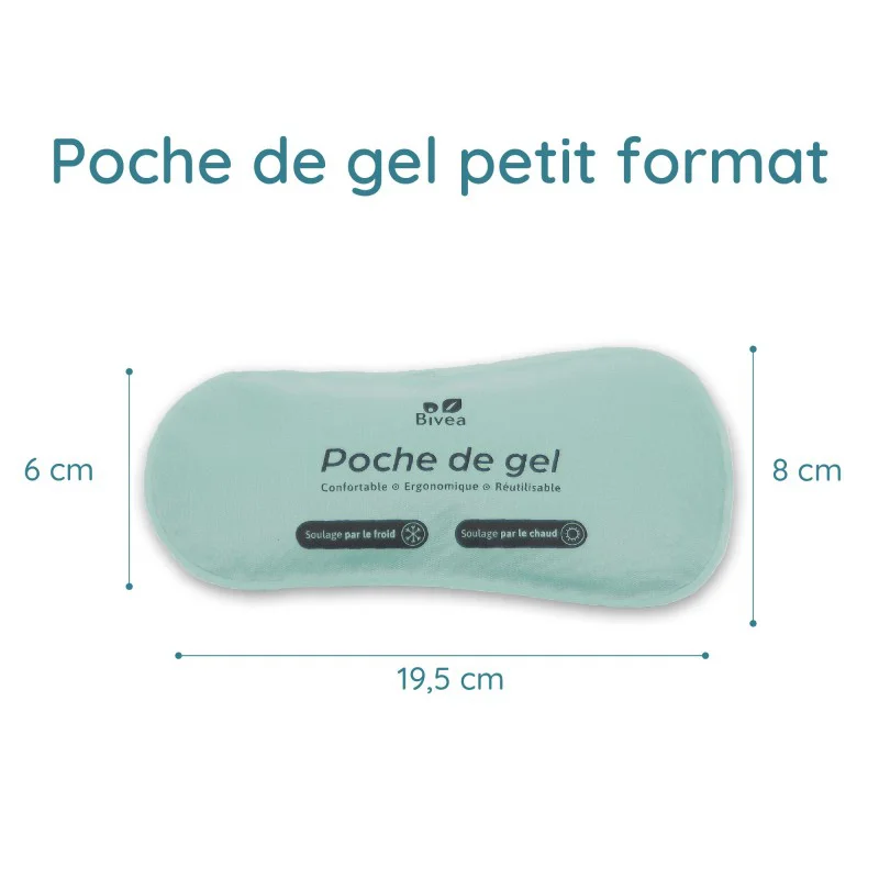 Poches de gel Ergonomique Bain dérivatif Petit Format