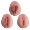 Lot de 3 vulves anatomiques en silicone