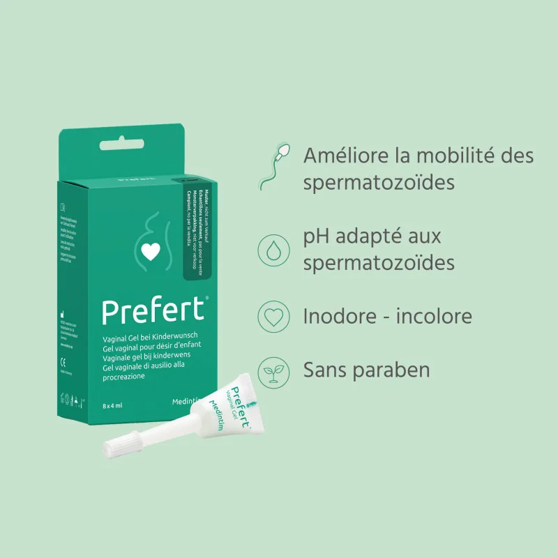 Lubrifiant fertilité Prefert