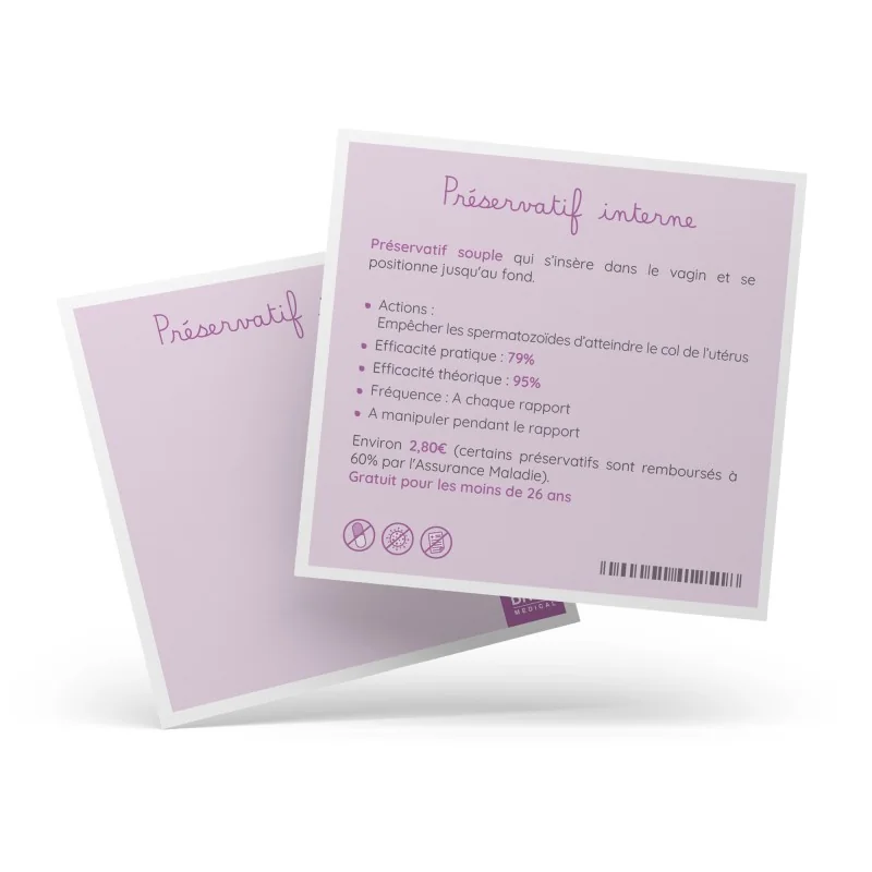 Préservatif féminin Echantillon Préservatif féminin Echantillon