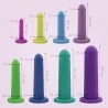 Pack dilatateurs vaginaux Intimate rose - Progressif