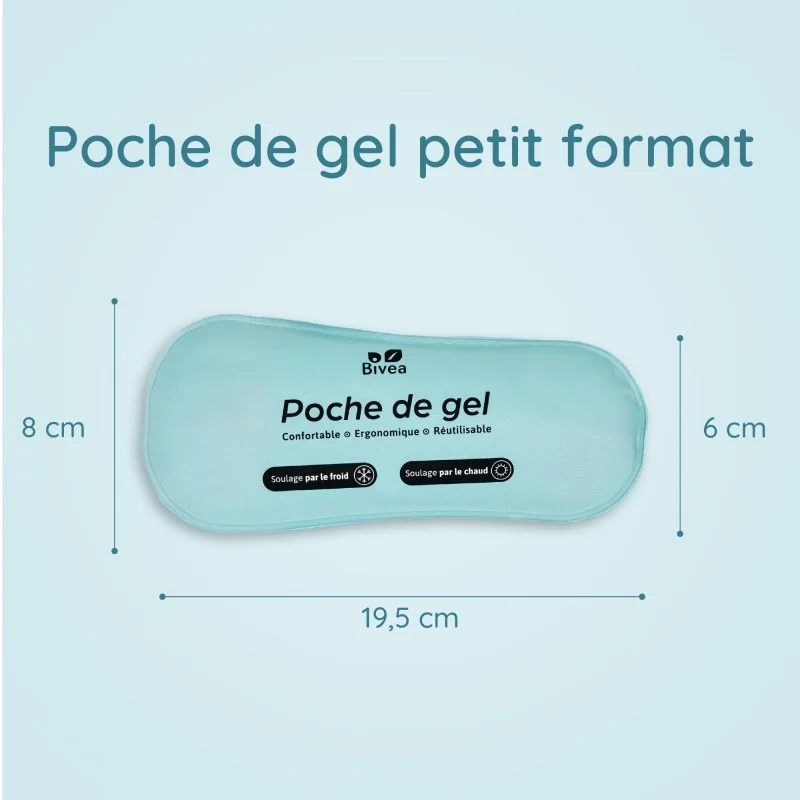 Poches de gel Ergonomique Bain dérivatif Petit Format Poches de gel Ergonomique Bain dérivatif Petit Format