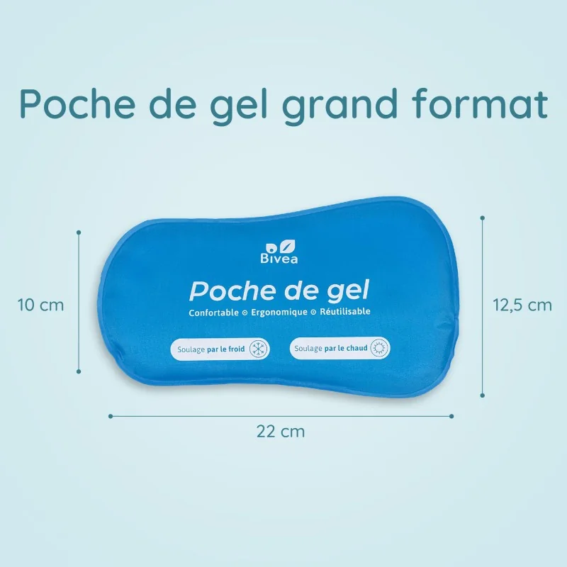 Poches de gel Ergonomique Bain dérivatif Grand Format Poches de gel Ergonomique Bain dérivatif Grand Format