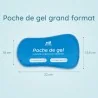 Poches de gel Ergonomique Bain dérivatif Grand Format Poches de gel Ergonomique Bain dérivatif Grand Format