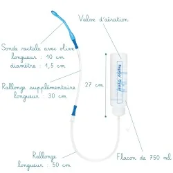Reprop Clyster Confort pour lavement intestinal