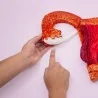 Location Modèle anatomique utérus et ovaires en peluche grand