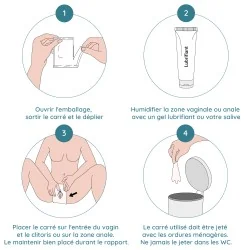 Digue dentaire en latex Oralsafe de démonstration