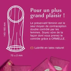 Préservatif féminin de démonstration