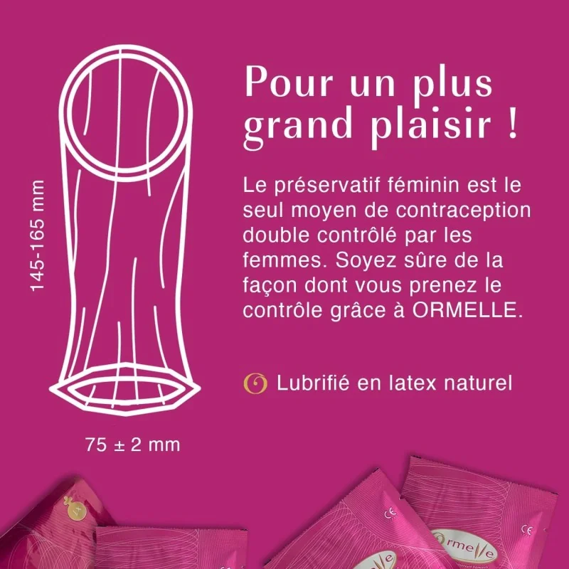 Préservatif féminin de démonstration Préservatif féminin de démonstration