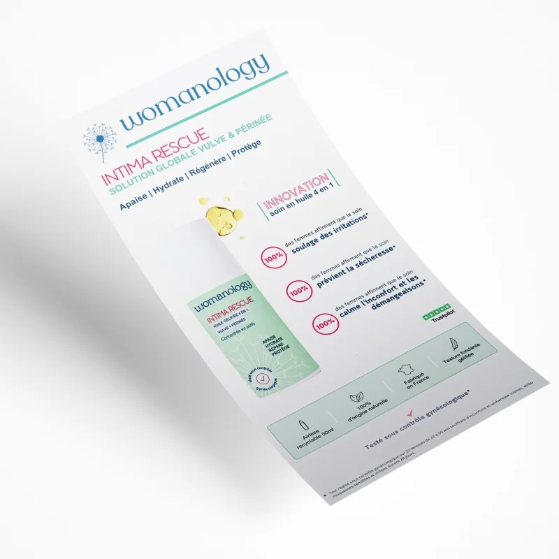 Intima Rescue - Huile gélifiée hydratante périnée et vulve, Echantillon