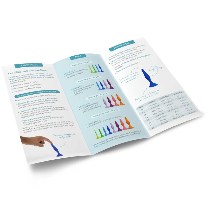 Brochure dilatateur anal Intimate Rose