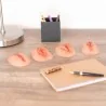 Lot de 4 vulves anatomiques en silicone