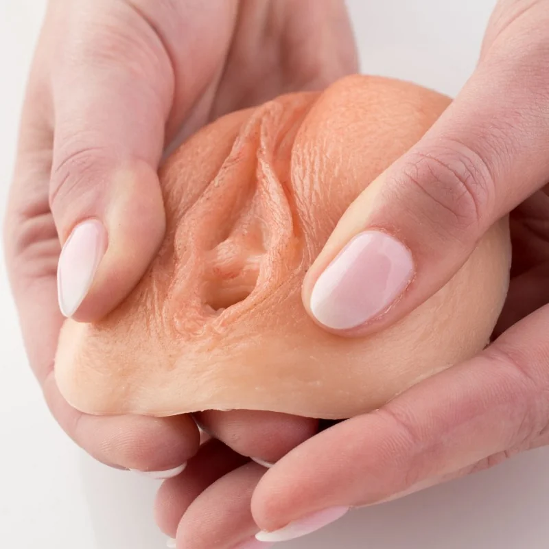 Lot de 4 vulves anatomiques en silicone