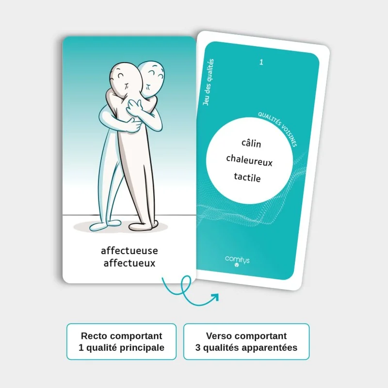 carte recto verso jeu des qualités carte recto verso jeu des qualités