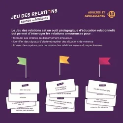 Jeu des relations amoureuses saines ou toxiques