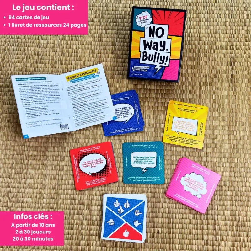 Jeu pour sortir du harcèlement scolaire No Way Bully