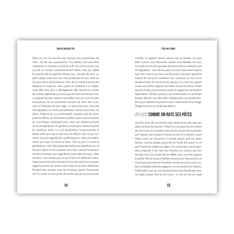 Livre Vous ne baiserez pas