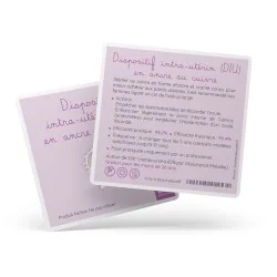 Stérilet (Dispositif intra-utérin) en ancre en cuivre de démonstration