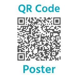 QR Code Caya Poster A4