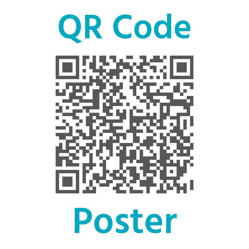 QR Code Caya Poster A4