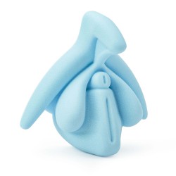 Modèle éducatif anatomie du clitoris bleu